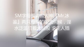 SM字母圈调教大神『Mr.冰鉴』两只母狗的轮流伺候，淫水泛滥扭着大屁股 求主人插