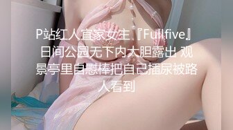 P站红人宜家女主『Fullfive』日间公园无下内大胆露出 观景亭里自慰棒把自己插尿被路人看到