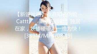 【新速片遞】香港知名伪娘--Cattt ❤️ 黑丝高跟鞋，独居在家，妖棒硬硬，一撸为快！[389M/MP4/08:49]